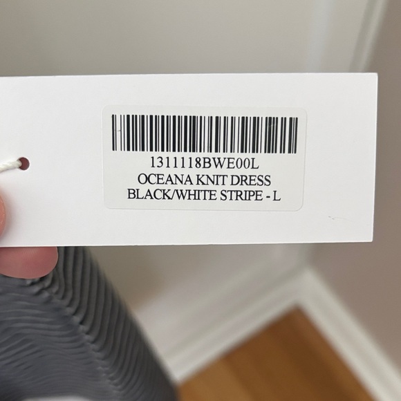 Reformation Striped Black and White Mini Dress - Picture 4 of 4